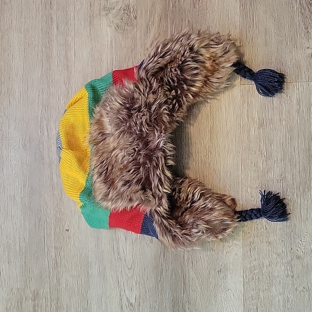 Gap rainbow colors, lined imitation fur large/ extra large